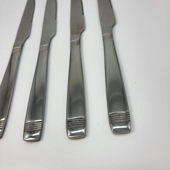 DOKAWORLD Silverware Stainless Steel Flatware Knife Cutlery Set of 4 Knives - Picture 8 of 12